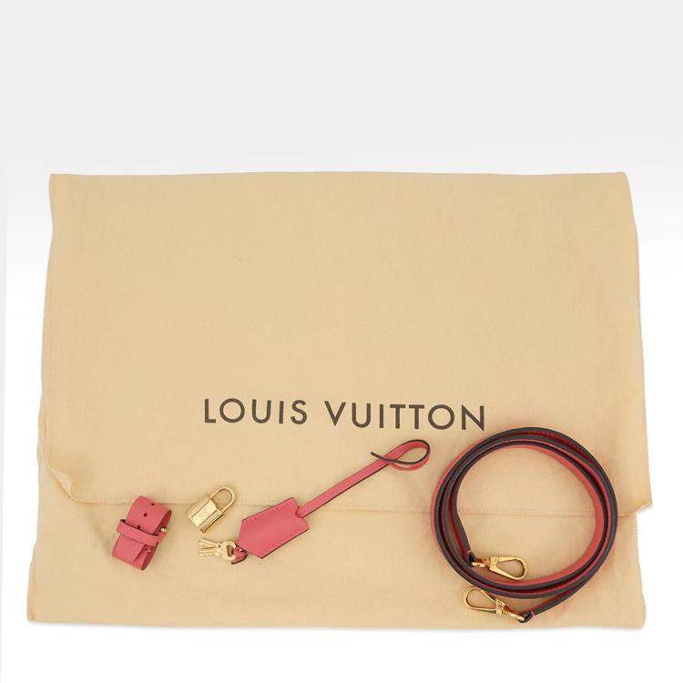 مملوكة مسبقًا Louis Vuitton Montaigne Blossom Pink Monogram Empreinte Leather Size BB
