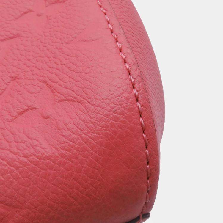 مملوكة مسبقًا Louis Vuitton Montaigne Blossom Pink Monogram Empreinte Leather Size BB