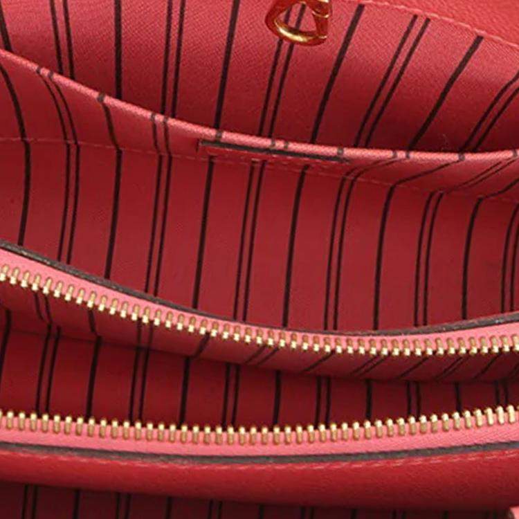 مملوكة مسبقًا Louis Vuitton Montaigne Blossom Pink Monogram Empreinte Leather Size BB