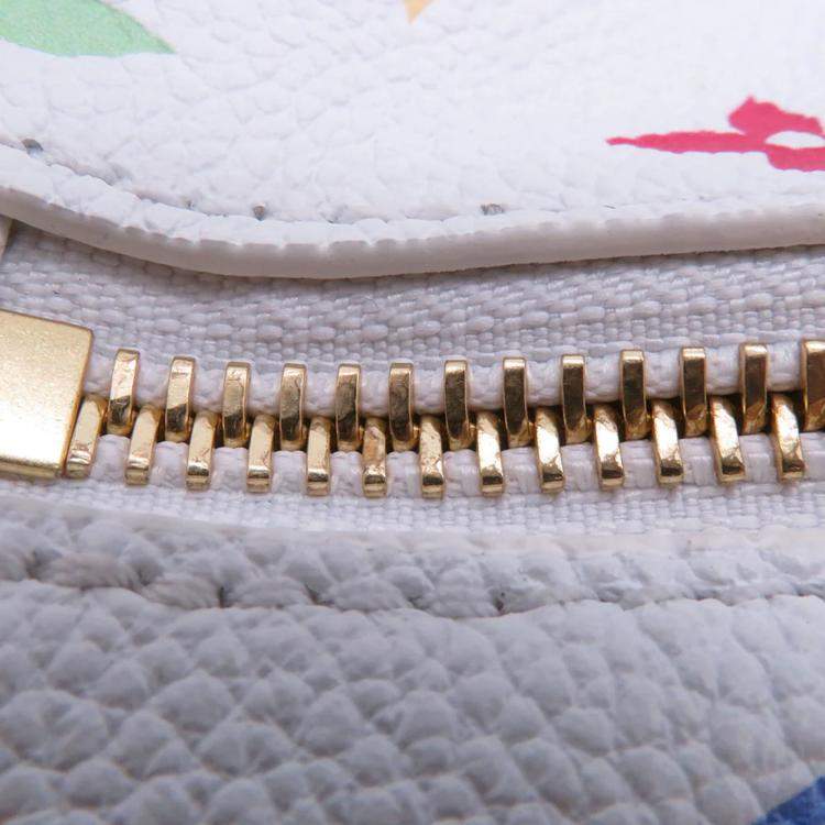 Pre Owned Louis Vuitton Lv X Tm Side Trunk White Monogram Multicolor Size MM