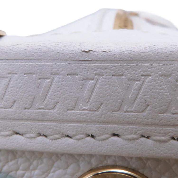 Pre Owned Louis Vuitton Lv X Tm Side Trunk White Monogram Multicolor Size MM