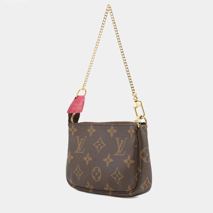 Pre Owned Louis Vuitton Mini Pochette Accessoires Pink Monogram Vivienne