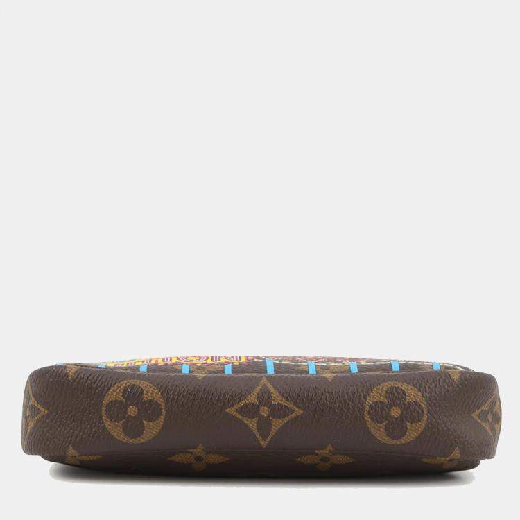 Pre Owned Louis Vuitton Mini Pochette Accessoires Pink Monogram Vivienne