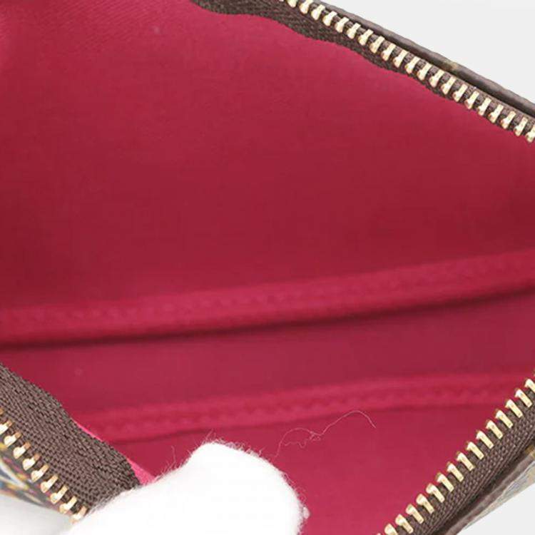 Pre Owned Louis Vuitton Mini Pochette Accessoires Pink Monogram Vivienne