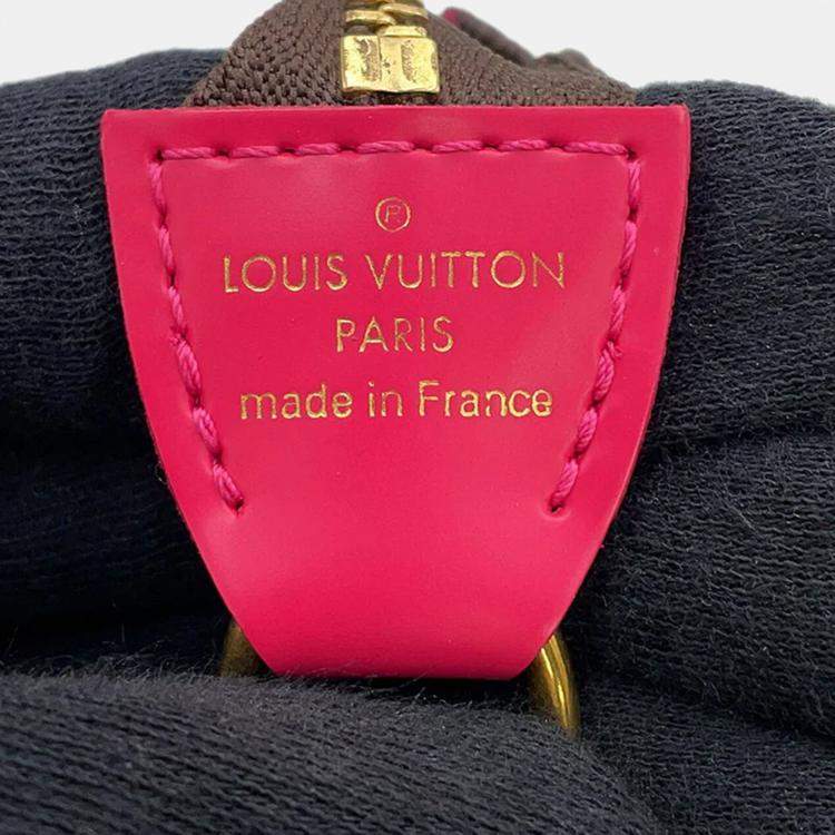 Pre Owned Louis Vuitton Mini Pochette Accessoires Pink Monogram Vivienne