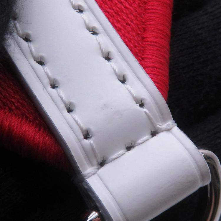 Pre Owned Louis Vuitton Lvxyk Cluny Blanc/Rouge Epi Leather Infinity Dots Size Mini