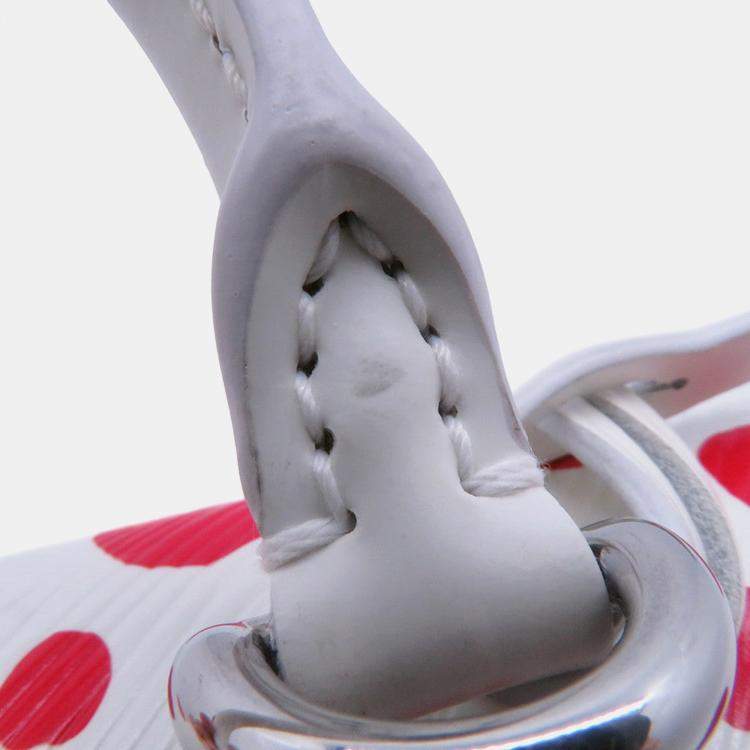 Pre Owned Louis Vuitton Lvxyk Cluny Blanc/Rouge Epi Leather Infinity Dots Size Mini