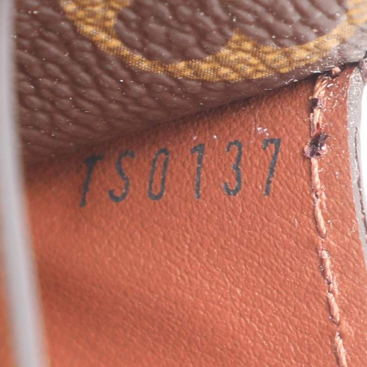 Pre Owned Louis Vuitton Sarah Monogram Canvas Continental Wallet
