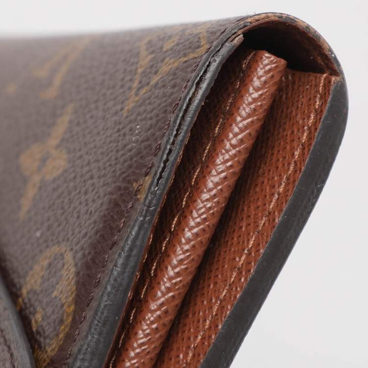 Pre Owned Louis Vuitton Sarah Monogram Canvas Continental Wallet