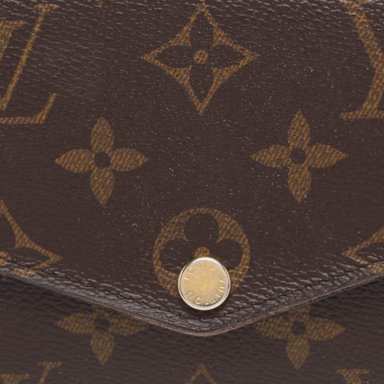 Pre Owned Louis Vuitton Sarah Monogram Canvas Continental Wallet