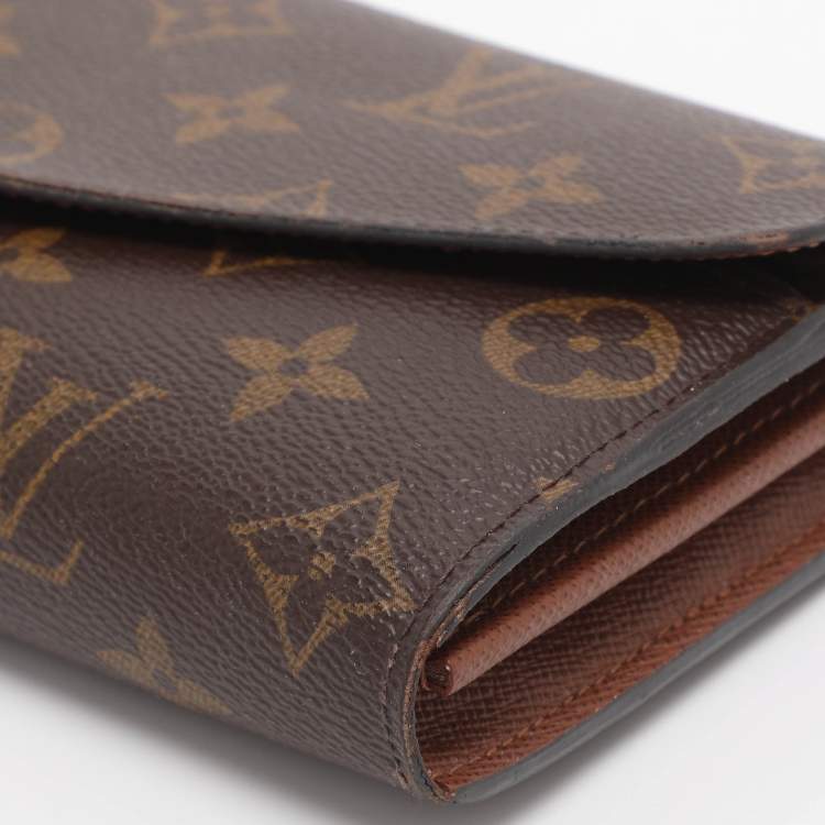 Pre Owned Louis Vuitton Sarah Monogram Canvas Continental Wallet