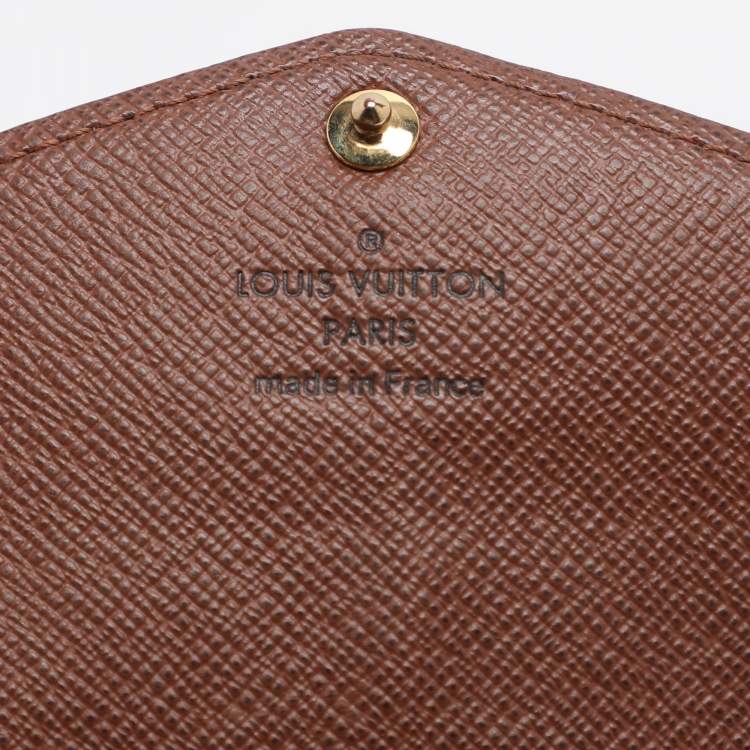 Pre Owned Louis Vuitton Sarah Monogram Canvas Continental Wallet