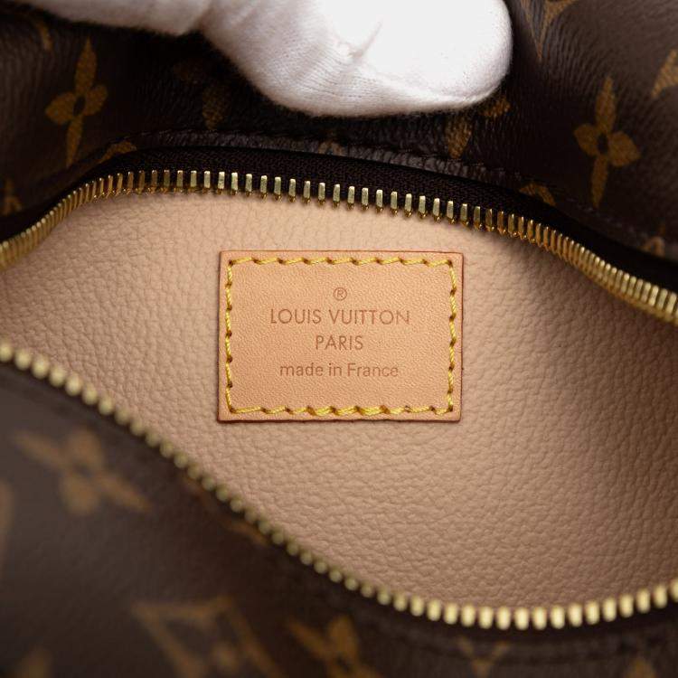 Pre Owned Louis Vuitton Brown Monogram Locker Dopp Kit Clutch