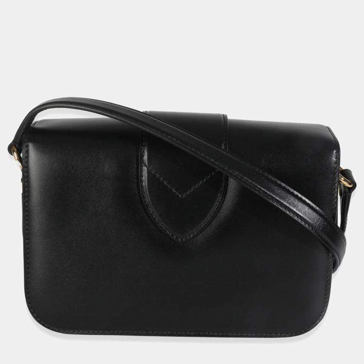 Pre Owned Louis Vuitton Black Smooth Calfskin LV Pont 9