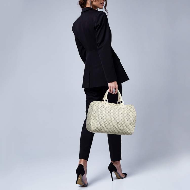 مملوكة مسبقًا حقيبة لوي فيتون سبيدي 30 دون مونوجرام ميني لين كانفاس