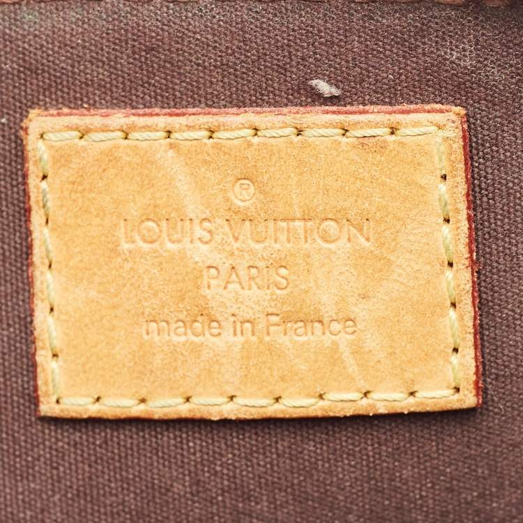 Pre Owned Louis Vuitton Alma BB Amarante Monogram Vernis Bag