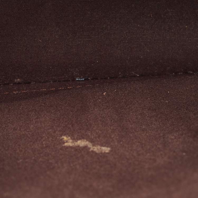 Pre Owned Louis Vuitton Alma BB Amarante Monogram Vernis Bag