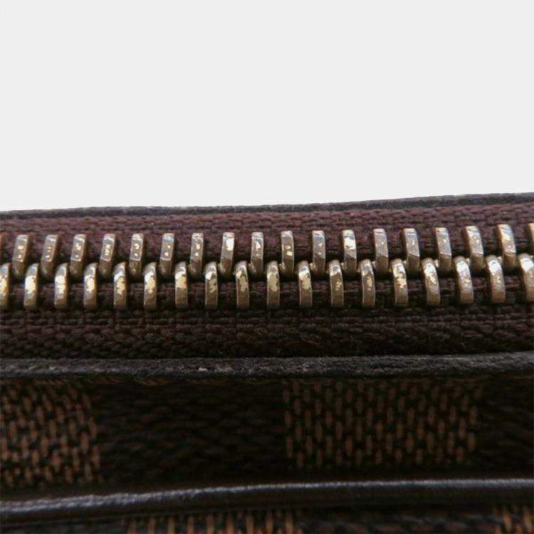 Pre Owned Louis Vuitton Brown Damier Ebene Brooklyn Bum Bag