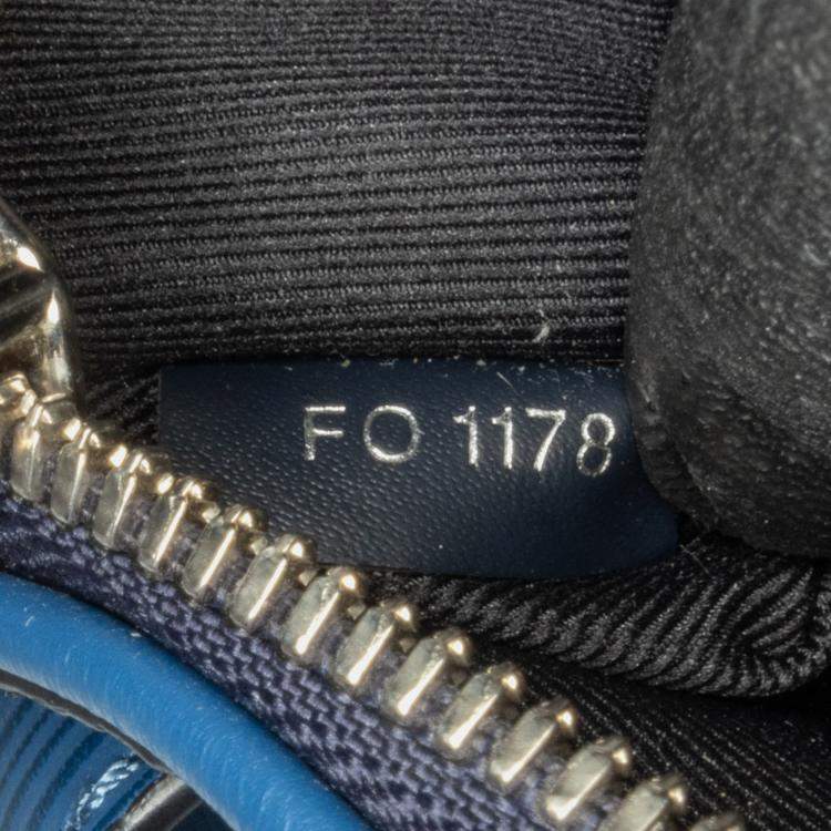 Pre Owned Louis Vuitton Blue Epi Damier Graphite Bumbag