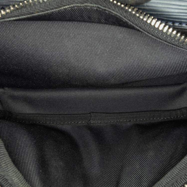 Pre Owned Louis Vuitton Blue Epi Damier Graphite Bumbag