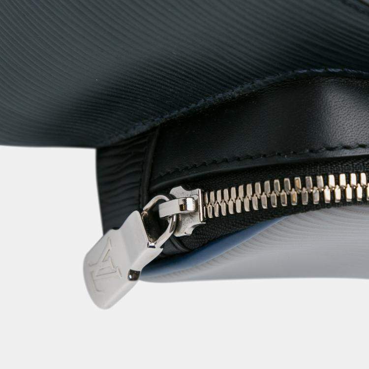 Pre Owned Louis Vuitton Blue Epi Damier Graphite Bumbag