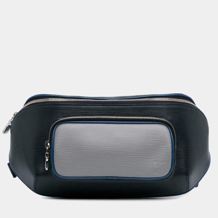 Pre Owned Louis Vuitton Blue Epi Damier Graphite Bumbag