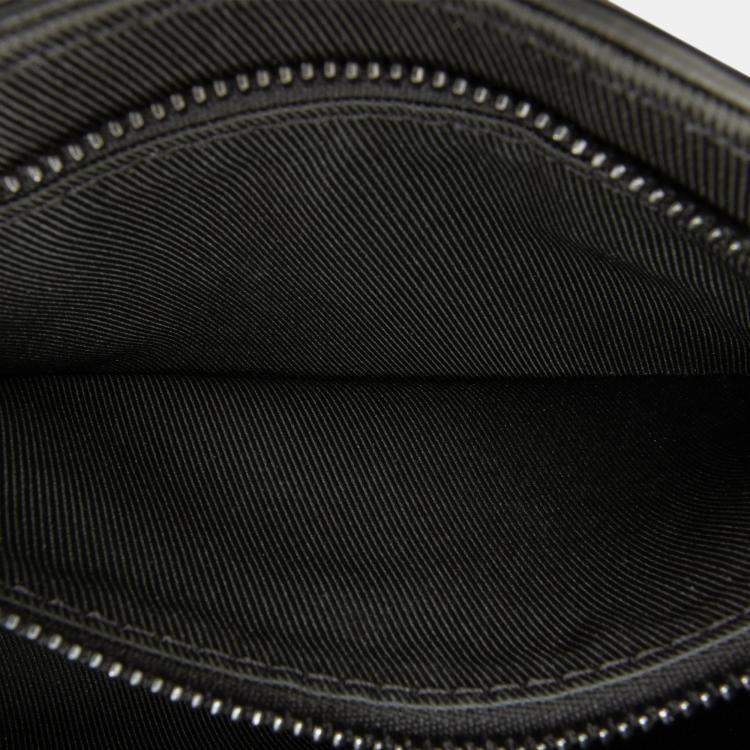 Pre Owned Louis Vuitton Black Monogram Taurillon Steamer Wearable Wallet