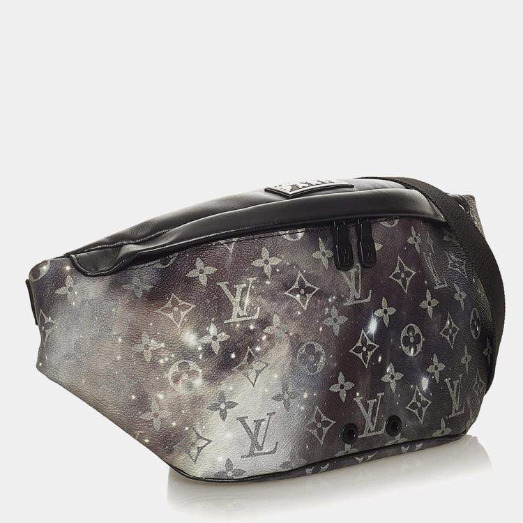 Pre Owned Louis Vuitton Black Monogram Galaxy Discovery Bumbag