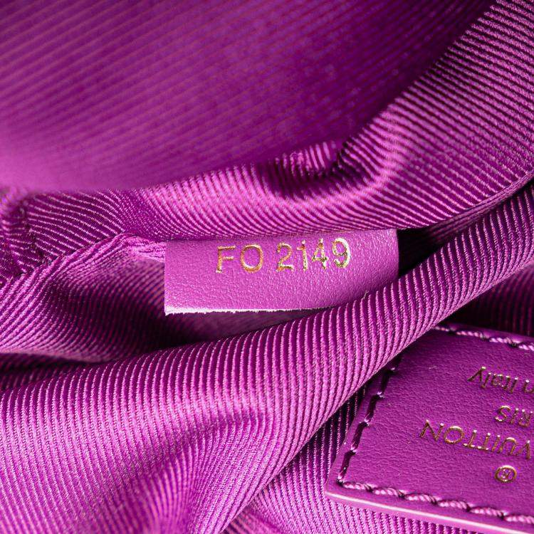 مملوكة مسبقًا Louis Vuitton Purple Monogram Denim Outdoor Bumbag