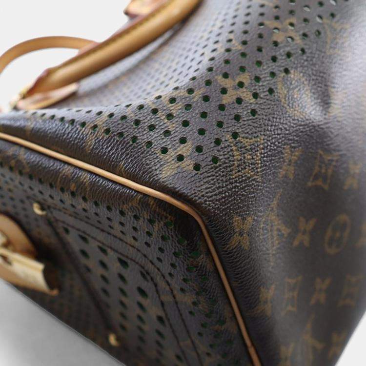 Pre Owned Louis Vuitton Perforated Monogram Speedy 30