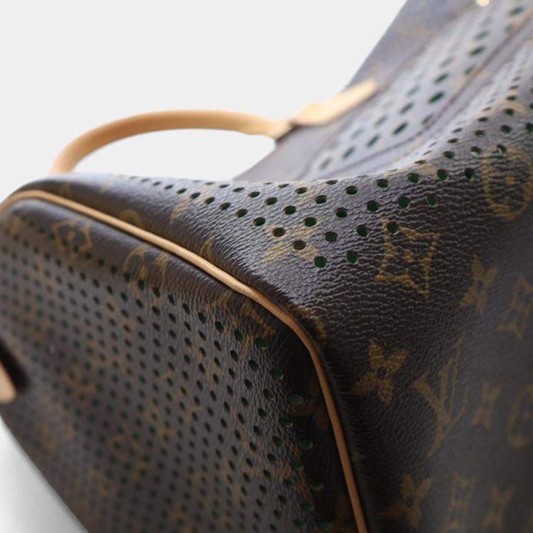 Pre Owned Louis Vuitton Perforated Monogram Speedy 30