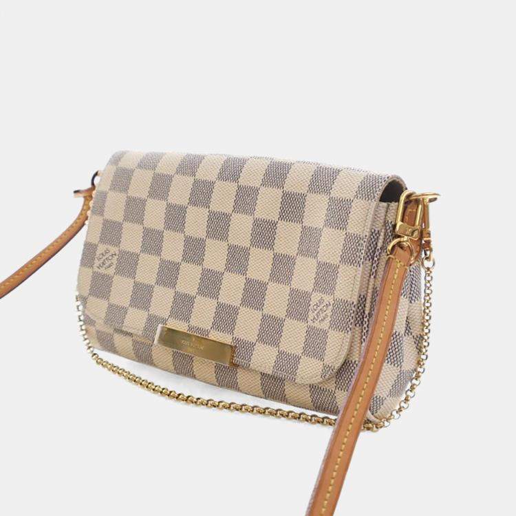 Pre Owned Louis Vuitton Damier Azur Favorite MM