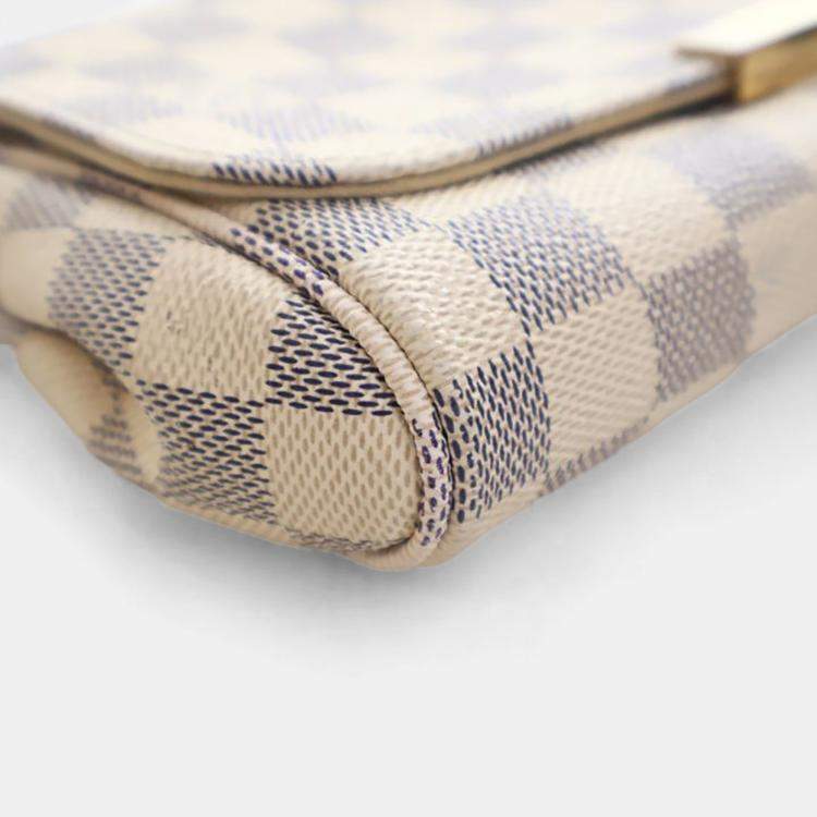 Pre Owned Louis Vuitton Damier Azur Favorite MM