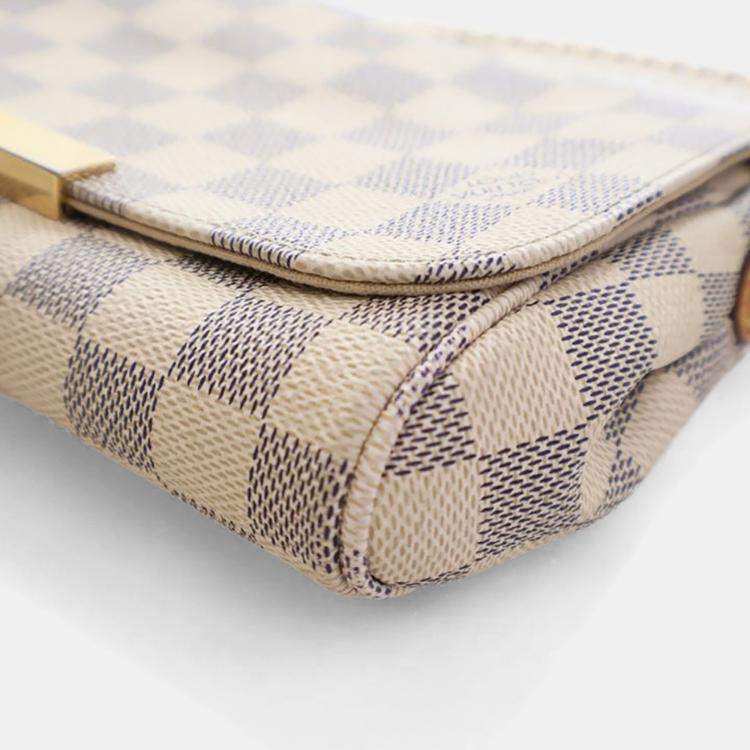 Pre Owned Louis Vuitton Damier Azur Favorite MM