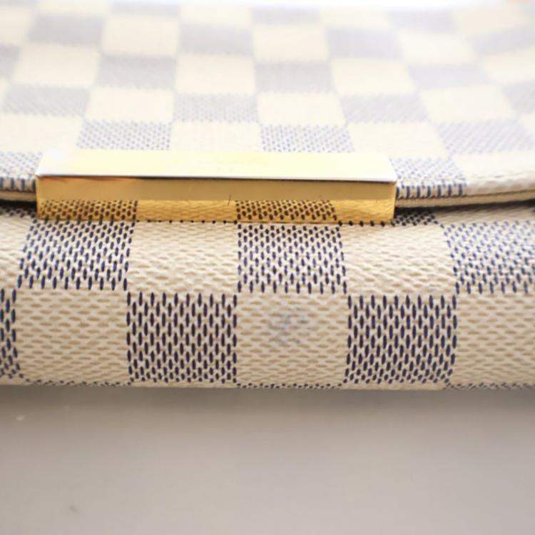 Pre Owned Louis Vuitton Damier Azur Favorite MM