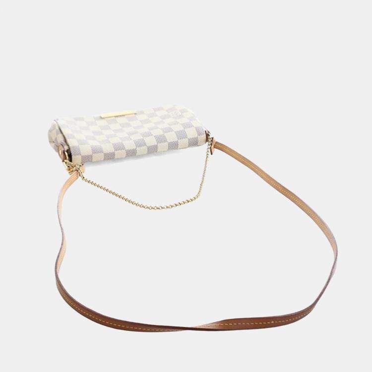 Pre Owned Louis Vuitton Damier Azur Favorite MM