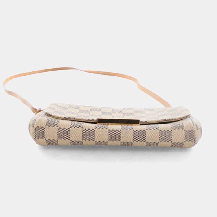 Pre Owned Louis Vuitton Damier Azur Favorite MM