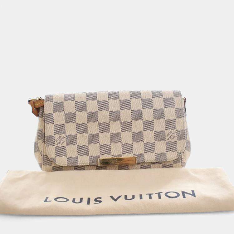 Pre Owned Louis Vuitton Damier Azur Favorite MM