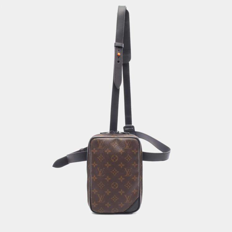 Pre Owned Louis Vuitton Solar Ray Utility Brown Monogram Canvas and Leather Side Bag
