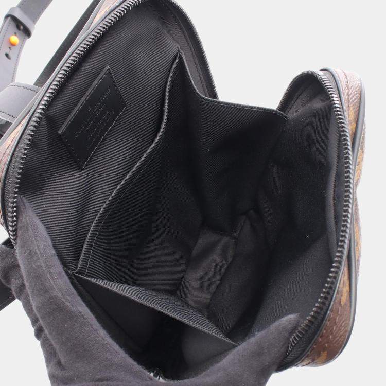 Pre Owned Louis Vuitton Solar Ray Utility Brown Monogram Canvas and Leather Side Bag