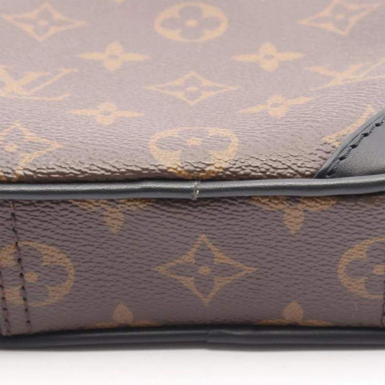 Pre Owned Louis Vuitton Solar Ray Utility Brown Monogram Canvas and Leather Side Bag