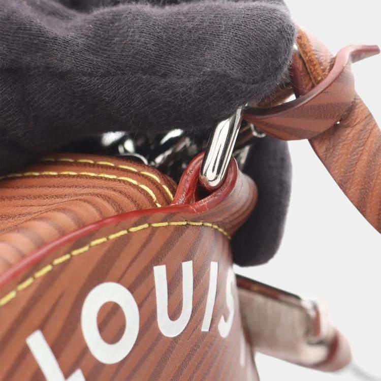 Pre Owned Louis Vuitton Soft Polochon XL Brown Epi Leather Shoulder Bag