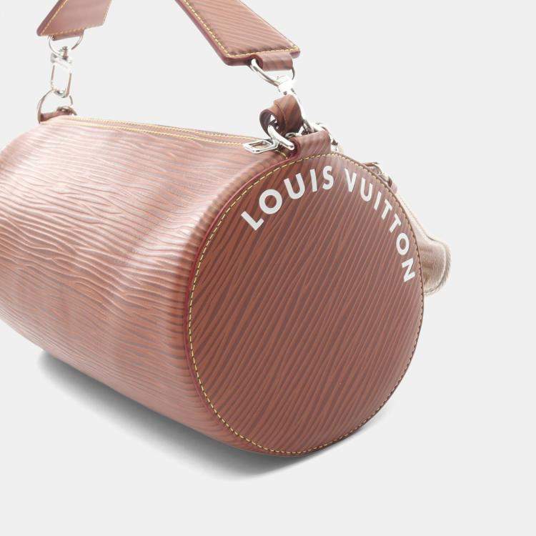 Pre Owned Louis Vuitton Soft Polochon XL Brown Epi Leather Shoulder Bag