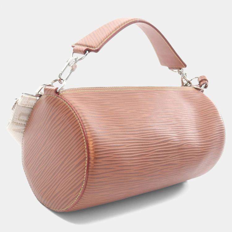 Pre Owned Louis Vuitton Soft Polochon XL Brown Epi Leather Shoulder Bag