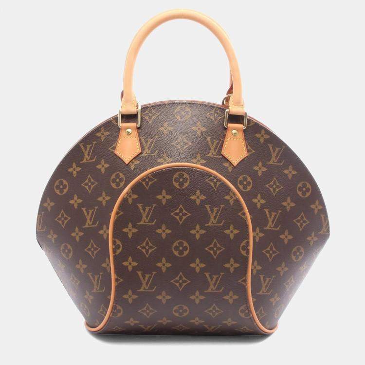 مملوكة مسبقًا Louis Vuitton Ellipse Brown Monogram Canvas, Leather Top Handle Bag