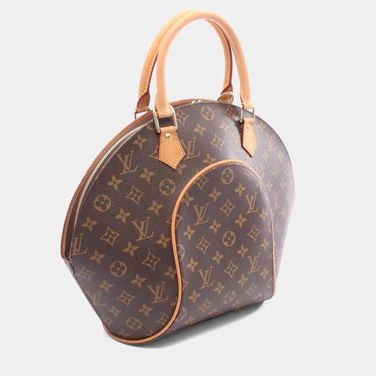 مملوكة مسبقًا Louis Vuitton Ellipse Brown Monogram Canvas, Leather Top Handle Bag