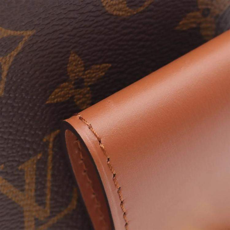 Pre Owned Louis Vuitton Dauphine MM Brown Monogram Canvas Shoulder Bag