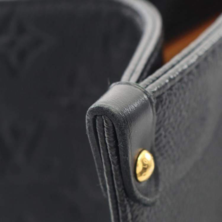 Pre Owned Louis Vuitton OnTheGo MM Black Monogram Empriente Leather Tote Bag