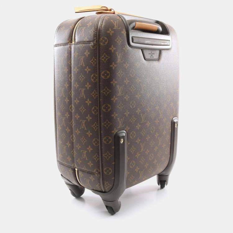 Pre Owned Louis Vuitton Brown Monogram Zephyr 50