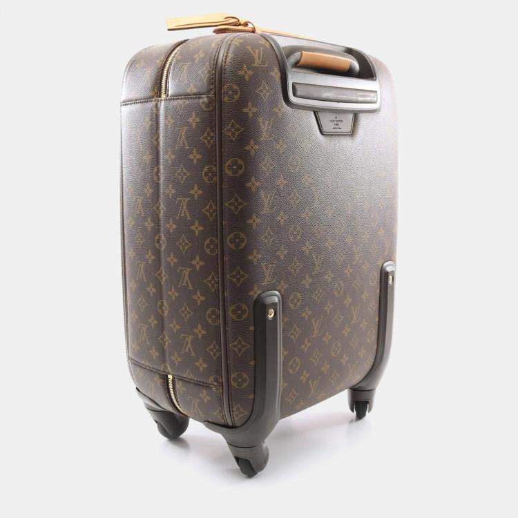 Pre Owned Louis Vuitton Brown Monogram Zephyr 50